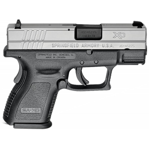 Springfield Springfield Armory XD9821 XD 9mm Bi-Tone *CA Compliant* Single 9mm 3\" 13+1/16+1 with X-Tension Black Polymer Grip Black Polymer - $446.05 at Classic Firearms