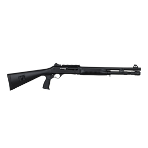 Panzer Arms M4 Tactical Shotgun (Benelli Clone) 18.5\" Barrel 12GA 3\" 5 Round -Ambi - Piston Driven - Black - PAM4TS