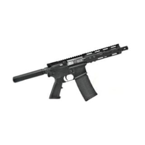 American Tactical Imports ATI Milsport Semi Automatic AR Style Pistol 7.5\" Barrel With 7\" MLOK Handguard .223/5.56 30 Round magazine - Matched Receivers - G15MS556ML7 - $397.57 at Classic Firearms