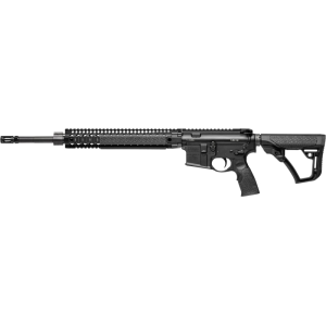 Daniel Defense 0214213175055 DDM4 MK12 SPR *CA Compliant 18\" 10+1 Black Hard Coat Anodized Rec 6 Position w/SoftTouch Overmolding Stock Black Polymer Grip