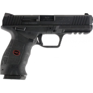 Sar Usa Sar USA SAR9 Semi-Auto Pistol 4.4\" Barrel 9mm 17+1 Black Interchangeable Backstrap Grip Black - SAR9BL - $399.99 at Classic Firearms