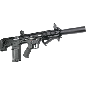 Panzer Arms BP-12 Gen-2 Semi-Automatic Bullpup Shotgun - Black - 20\" Barrel 12 GA 3\" Chamber, 2-5 Round Magazines - PZRBP12G2BSB