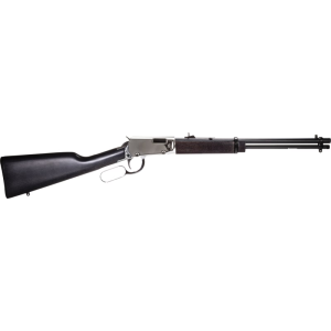 Rossi Rossi RL22181WDNI Rio Bravo 15+1 18\" Polished Black Barrel, Nickel Rec, Black Hardwood Stock - $385.97 at Classic Firearms