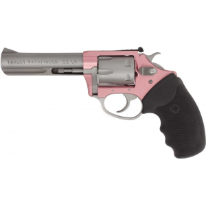 Charter Arms Charter Arms 52232 Pathfinder Lite 22 LR 6rd 4.20\" Stainless Steel Barrel & Cylinder Pink Aluminum Frame with Black Rubber Grip - $360.80 at Classic Firearms