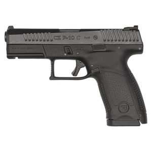 Cz Usa CZ P-10 C 9mm Luger 10rd Mag 4\" Barrel Black Reversible Mag Catch - $414.94 at Classic Firearms