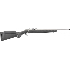 Ruger Ruger 8351 American Rimfire 22 LR Caliber with 10+1 Capacity, 18\" Barrel, Satin Stainless Metal Finish - $405.33 at Classic Firearms