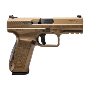Canik Canik TP9DA FS Semi-Automatic, Striker Fired, 9x19mm Pistol, 4.07\" Match Grade Barrel, (2) 18 Round Magazines - Burnt Bronze Finish - HG4873B-N - $379.99 at Classic Firearms