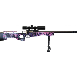 Crickett 22 LR Precision Rifle Muddy Girl Complete Package Blued Scope - Chipmunk