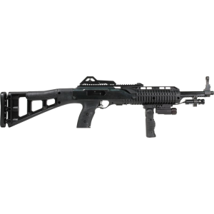Hi-Point 995FGFLLAZTS 995TS Carbine 9mm Semi-Auto 9mm 16.5\" 10+1 Polymer Skeleton w/Forward Folding Grip, Light, & Laser