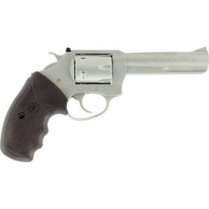 Charter Arms Charter Arms 72342 Pathfinder Target Single 22 WMR 4.2\" 6 Black Rubber Stainless - $359.32 at Classic Firearms