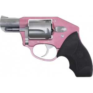 Charter Arms Charter Arms 53851 Undercover Pink Lady Off Duty Double 38 Special 2\" 5 Black Rubber Stainless - $367.86 at Classic Firearms