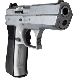 Iwi IMI Jericho 941F 9mm Semi-Auto Pistol 4.5\" BBL, Satin Nickel Finish. 15 Rd - Israeli Made - Good Surplus Condition - With Police Star Markings - $349.99 at Classic Firearms