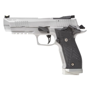 Sig Sauer Sig Sauer 226X59STAS P226 XFive Stas Full Size 20+1 5\" Steel Bull Barrel, Stainless Optic Ready/Serrated Steel Slide w/Picatinny Rail & Beavertail Frame, Black Piranha G10 Grips Right Hand - $2299.99 at Classic Firearms