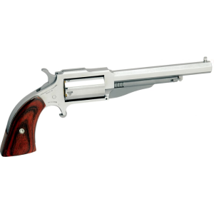 North American Arms NAA 18604 1860 The Earl 4\" Single 22 WMR 4\" 5 Wood Stainless - $277.78 at Classic Firearms