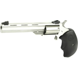 North American Arms North American Arms Mini Master Revolver 4\" Barrel 22LR/22WMR 5rd - Stainless W/ Black Grips - NAA-MMC - $279.33 at Classic Firearms