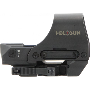 Holosun HS510C HS510C Black Anodized 1x 2/65 MOA Red Circle w/Dot Reticle Includes Battery/Lens Cloth/Mount/T10 L Key