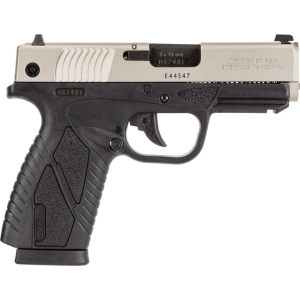 Bersa Bersa BP9DTCC BPCC Concealed Carry DAO 9mm 3.3\" 8+1 Black Poly Frame Nickel Slide - $353.00 at Classic Firearms