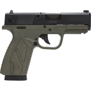 Bersa Bersa BP9ODCC BPCC Concealed Carry Double 9mm Luger 3.3\" 8+1 OD Green Polymer Grip/Frame Grip Black - $262.47 at Classic Firearms