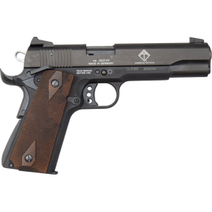 ATI GSG M1911 .22 LR, Semi Automatic Pistol, 10+1 Capacity, 5\" Barrel, Extended Beavertail, Ambidextrous Safety, - Black - GERG2210M1911 - German Sport Guns