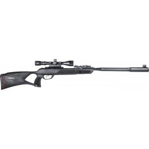Gamo 6110063354 Swarm Fusion 10X Gen2 Break Open Gas Piston 177 Pellet 10rd Black Rec Black All Weather Lightweight Thumbhole Stock Yes - Other