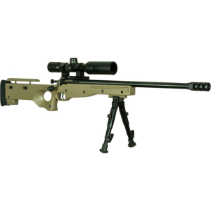 Crickett KSA2152 CPR Complete Package Bolt 22 LR 16.125\" HB MB 1 Scope Adjustable Flat Dark Earth Stock Black