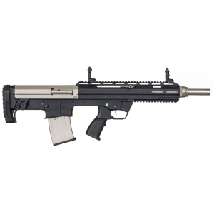 Tokarev TBP-12M - Semi-Auto Bullpup Shotgun,18.5\" Barrel, 12 Gauge, 5 Round Mag, Folding Sights, 2 3/4 & 3\" - Tsunami Nickel Finish - Tokarev