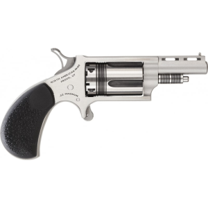 North American Arms NAA 22MCTW 22 Magnum The Wasp with 22 LR Cylinder Single 22 WMR 1.6\" 5 Black Rubber Stainless - $337.89 at Classic Firearms