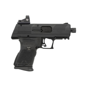 Hi-Point Hi-Point YC9RDCT YC9 Pistol, 4.12\" Barrel, Front and Rear Slide Serrations, Enhanced Grip Texture, 10 Round Magazine, Engraved, Black w/CT Red DOT - $285.61 at Classic Firearms
