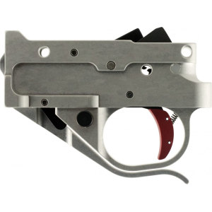 Timney Triggers 1022-2C-16 Ruger 10/22 Trigger with Red Shoe Steel w/Aluminum Housing Silver/Black
