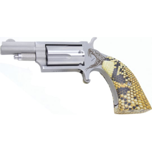 North American Arms North American Arms 22MGBGSG Mini Antivenom 1 5/8 Snakeskin Boot GR Single Action Revolver - 5 Round Cylinder - $250.43 at Classic Firearms