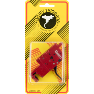 Timney Triggers Timney Triggers 650ST RPR Ruger Precision Two-Stage Straight Trigger Steel w/Aluminum Housing Black/Red - $288.99 at Classic Firearms