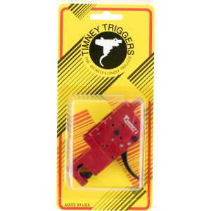 Timney Triggers 650 RPR Ruger Precision Two-Stage Curved Trigger Steel w/Aluminum Housing Black/Red