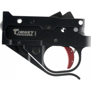 Timney Triggers 1022-2C Ruger 10/22 Trigger with Red Shoe Steel w/Aluminum Housing Black/Red