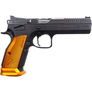 Cz Usa CZ USA 91266 TS2 SA FS20rdBlack Polycoat Orange Grip - $2246.38 at Classic Firearms