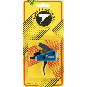 Timney Triggers Timney Triggers 663S AR Targa 2-Stage Long Curved Trigger Steel w/Aluminum Housing Black/Blue - $190.67 at Classic Firearms