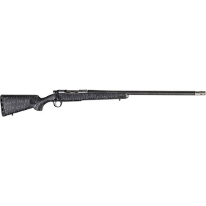Christensen Arms CA10299915211 Ridgeline 6.5-284 4+1 26\" Carbon Fiber/Threaded Barrel, Tungsten Gray Cerakote, Black with Gray Webbing Stock - Christensen Arms