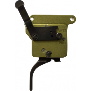Timney Triggers Timney Triggers 510V2 Elite Hunter Curved Trigger with 3 lbs Draw Weight & Black/Green Finish for Remington 700 Right - $132.05 at Classic Firearms