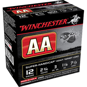 Winchester Winchester Ammo AAHA127 AA Target Loads 12GA 2.75\" 1-1/8oz #7.5 Shot - 250sh Case - $151.84 at Classic Firearms