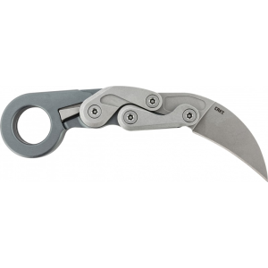 Columbia River Knife CRKT 4045 Provoke Compact 2.26\" Folding Hawkbill Plain Stonewash D2 Steel Blade 6061 Aluminum Handle - $184.99 at Classic Firearms