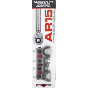 Real Avid AVMF5WS Master-Fit Crowfoot Wrench Set for AR15 A2 & Torque Wrench