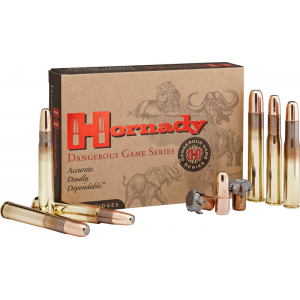 Hornady 82614 Dangerous Game 458 Lott 500 GR Dangerous Game Expanding Ammo - 20rd Box 20rd Box Ammo