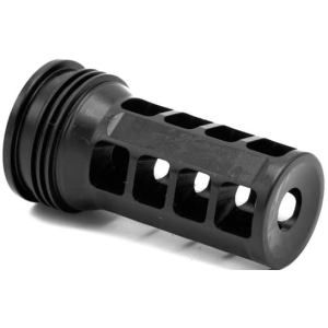 HuxWrx Safety Co. QD 556 Muzzle Brake 1599 Black with 1/2\"-28 tpi Threads, 2.30\" OAL, 5.56x45mm NATO AR-Platform - Oss Suppressors