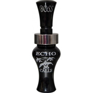 Echo Calls 80002 Boss Open Call Single Reed Mallard Sounds Attracts Ducks Black Acrylic