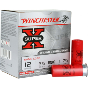 Winchester Winchester Ammo XU127 Super-X Game & Field 12GA 2.75\" 1oz #7.5 Shot - 250sh Case - $120.52 at Classic Firearms