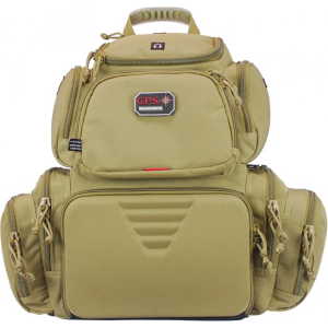 G*Outdoors 1711BPT Handgunner Tan Range Bag/Backpack - G Outdoors