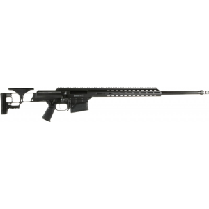 Barrett 18502 MRAD 338 Lapua Mag 26\" 10+1 Black Cerakote Black Fixed Adjustable Comb Stock Black Polymer Grip Right Hand
