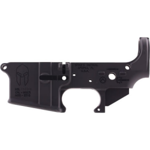 Spikes Tactical Spikes Tactical STLS021 Spartan Stripped Lower Receiver Multi-Caliber 7075-T6 Aluminum Black Anodized for AR-15 - $107.10 at Classic Firearms