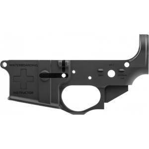 Spikes Tactical Spikes Tactical STLS033 Water Boarding Instructor Stripped Lower Receiver Multi-Caliber 7075-T6 Aluminum Black Anodized for AR-15 - $107.10 at Classic Firearms