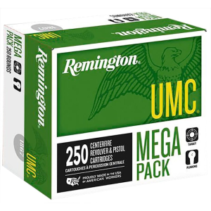 Remington Ammunition L9MM3A UMC 9mm Luger 115 GR Metal Case (FMJ) Ammo - 250rd Box 250rd Box Ammo