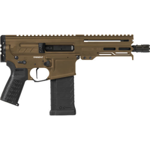 Cmmg CMMG 54AA847-MB Pistol Dissent MK4 5.7X28 MM 6.5\" 32rd Midnight Bronze - $1644.37 at Classic Firearms